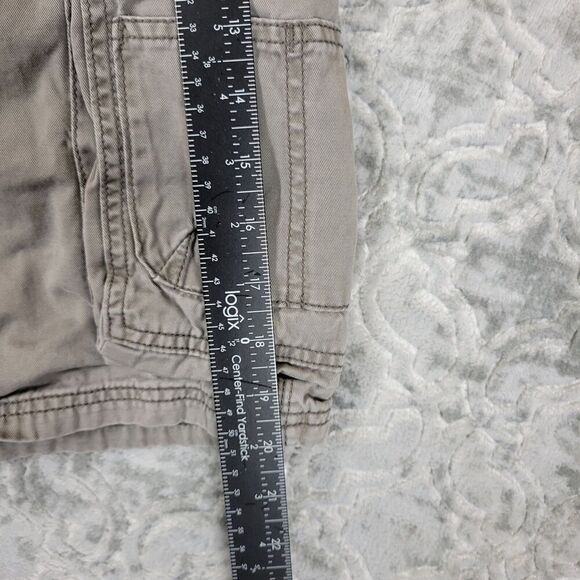 Lee Shorts Mens 34 Gray Cargo Utility Outdoors Hiking Baggy Skate 10" inseam - Picture 8 of 9